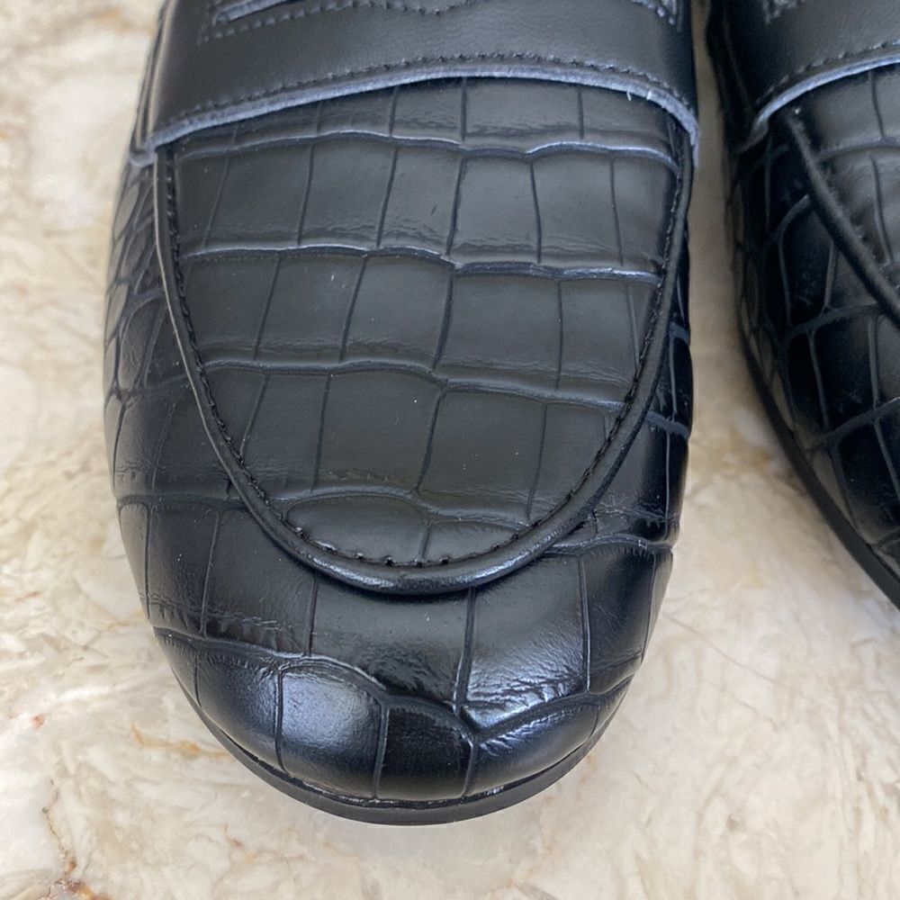 Circus by Sam Edelman Hannon Croc Embossed Penny Loafers - Picture 7 of 13